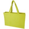 Siam GRS recycled terry beach tote bag 13L in Lime