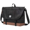 Herschel Cove recycled messenger bag 22.5L in Solid Black