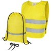 RFX™ Ingeborg safety and visibility set for childeren 7-12 years in Neon Yellow