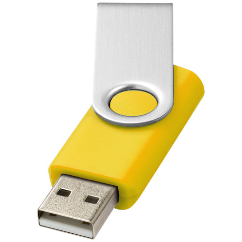 Rotate-basic 2GB USB flash drive in yellow