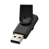 Rotate-metallic 4GB USB flash drive in black