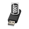 Rotate-doming 2GB USB flash drive in black