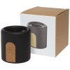 Roca limestone/cork Bluetooth® speaker in Solid Black