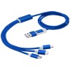 Versatile 5-in-1 charging cable in Royal Blue