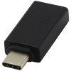 ADAPT aluminum USB-C to USB-A 3.0 adapter in Solid Black