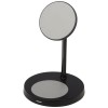 Magclick magnetic dual wireless charging stand in Solid Black