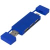 Mulan dual USB 2.0 hub in Royal Blue