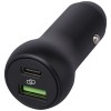 Pilot dual 55W USB-C/USB-A car charger in Solid Black