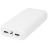 Electro 20.000 mAh recycled plastic power bank  in White