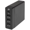 ADAPT 72W recycled plastic PD power station in Solid Black