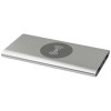 Juice 8000 mAh Type-C recycled aluminium wireless power bank in Silver