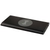 Juice 8000 mAh Type-C recycled aluminium wireless power bank in Solid Black