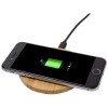 Essence 15W bamboo wireless charging pad in Wood