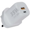 Xtorm XEC035G GaN² Ultra 35W wall charger - UK plug in White