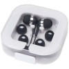 Dofida wired Type-C earbuds with recycled plastic storage box in Solid Black