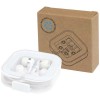 Baekdu wired Type-C headset with recycled plastic storage box in White