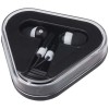 Rebel earbuds with recycled plastic storage box in Solid Black