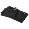 Raquel cooling towel made from recycled PET in Solid Black