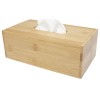 Inan bamboo tissue box holder in Natural