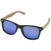 Hiru rPET/wood mirrored polarized sunglasses in gift box in Wood