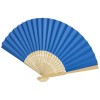 Carmen hand fan in Aqua Blue