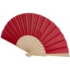 Manuela hand fan in Red