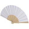 Manuela hand fan in White