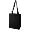 Joey GRS recycled canvas versatile tote bag 14L in Solid Black