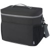 Aqua 20-can GRS recycled water resistant cooler bag 22L in Solid Black