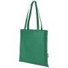 Zeus GRS recycled non-woven convention tote bag 6L in Green