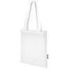 Zeus GRS recycled non-woven convention tote bag 6L in White
