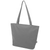 Panama GRS recycled zippered tote bag 20L in Grey