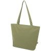 Panama GRS recycled zippered tote bag 20L in Olive