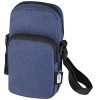 Ross GRS recycled phone pouch in Heather Navy