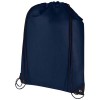 Evergreen GRS recycled non-woven drawstring bag 5L in Navy