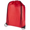 Evergreen GRS recycled non-woven drawstring bag 5L in Red