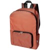 EcoFold RPET foldable backpack 15L in Brick