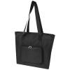 EcoFold RPET foldable tote bag 16L in Solid Black