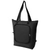 EcoFold RPET foldable tote cooler bag 15L in Solid Black