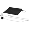 Star lightweight earbuds in black-solid-and-white-solid
