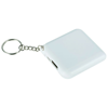 Emergency Power bank with Keychain 1800mAh in white-solid