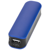 Edge 2000 mAh power bank in royal-blue-and-black-solid