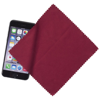 Cleens microfibre screen cleaning cloth in burgundy