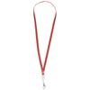 Longy 2-in-1 charging cable with clip in red