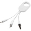 Troop 3-in-1 charging cable in White