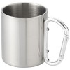 Alps Insulated carabiner mug in silver