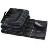 Park water and dirt resistant picnic blanket in Solid Black