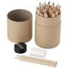 Woodby 26-piece coloured pencil set in Natural