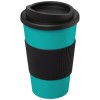 Americano® 350 ml insulated tumbler with grip in Aqua-blue_black