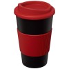 Americano® 350 ml insulated tumbler with grip in Black_red